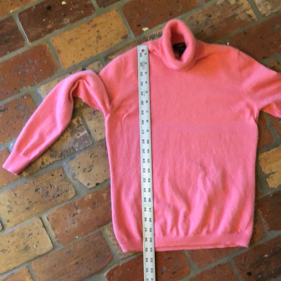 Talbots 100% cashmere sweater peach - Picture 6 of 6